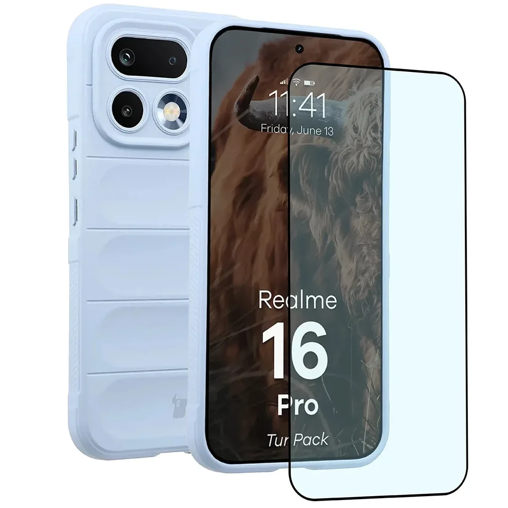 Kryt Bizon Tur Pack Realme 16 Pro 5G, light blue