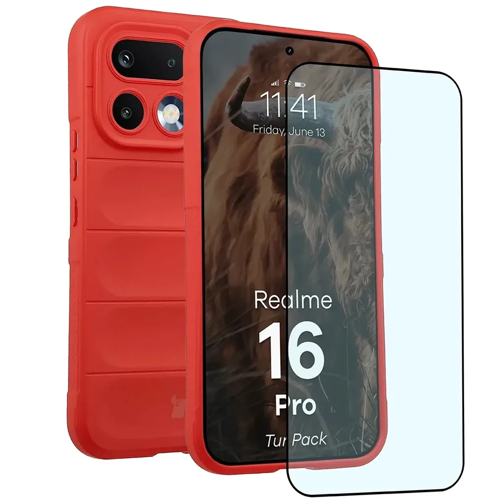Kryt Bizon Tur Pack Realme 16 Pro 5G, red