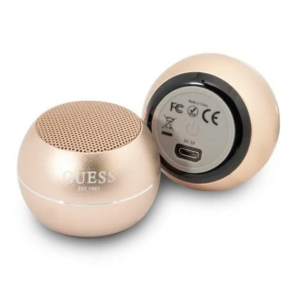 Kryt Bluetooth Speaker Guess GUWSALGED Mini Speaker gold
