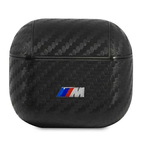 Kryt BMW BMA3WMPUCA Apple AirPods 3 cover black PU Carbon M Collection
