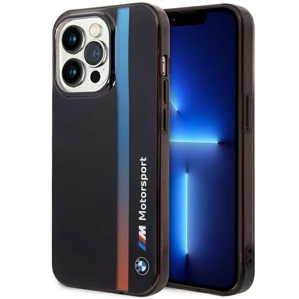 Kryt BMW BMHCP14L22HVGV Apple iPhone 14 Pro black IML Tricolor Stripe