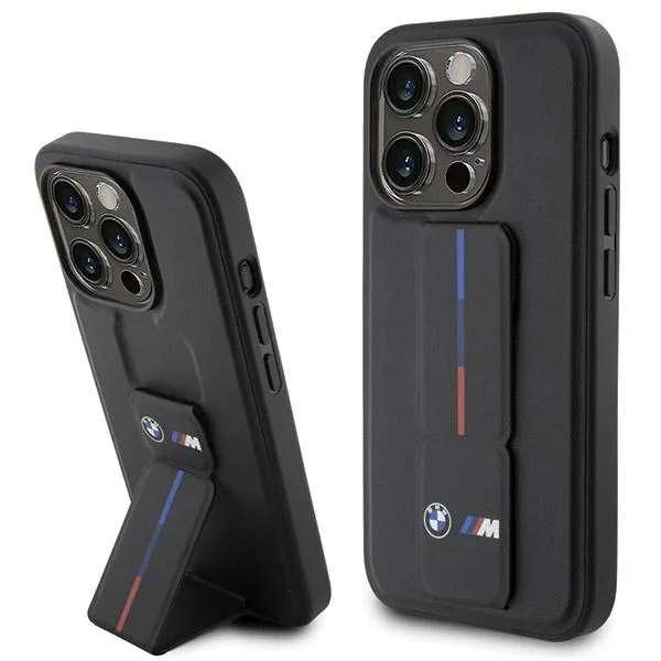 Kryt BMW BMHCP15L22GSLK Apple iPhone 15 Pro hardcase Grip Hot Stamp black