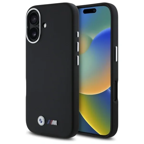 Kryt BMW BMHCP16S23PMWK Apple iPhone 16 hardcase M Smooth Full Wrapped Metal black