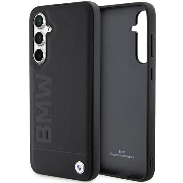Kryt BMW BMHCS23FESLLBK Samsung Galaxy S23 FE Leather Hot Stamp black