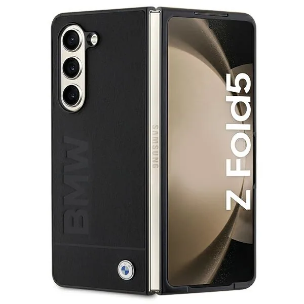 Kryt BMW BMHCZFD5SLLBK Samsung Galaxy Z Fold5 hardcase Signature Logo Imprint black