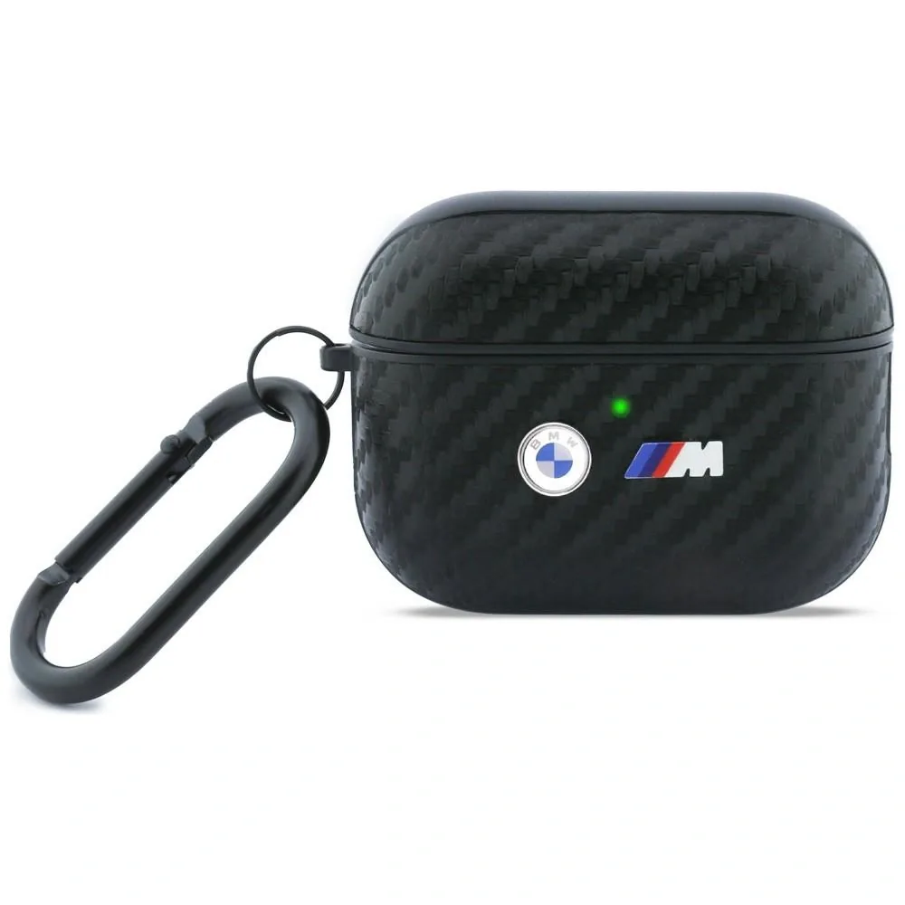 Kryt BMW Carbon Metal Logo Apple AirPods Pro 3 black