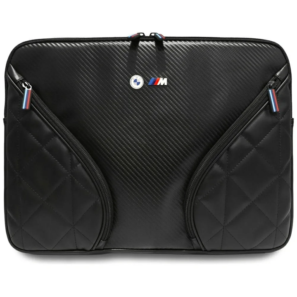 Kryt BMW Carbon Pockets&Metal Logo Sleeve 16" black