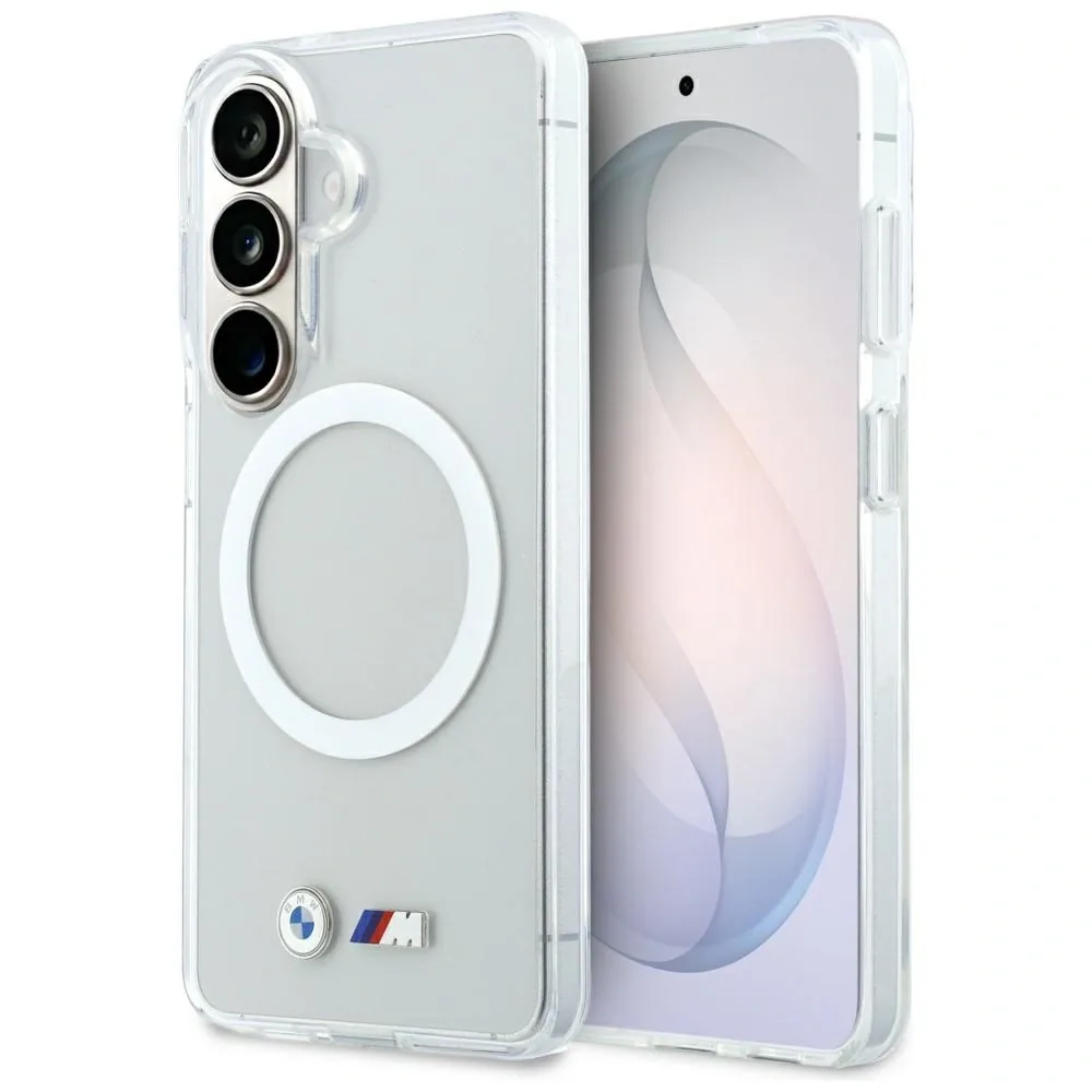 Kryt BMW IML Shockproof Metal Logo MagSafe Samsung Galaxy S26 clear