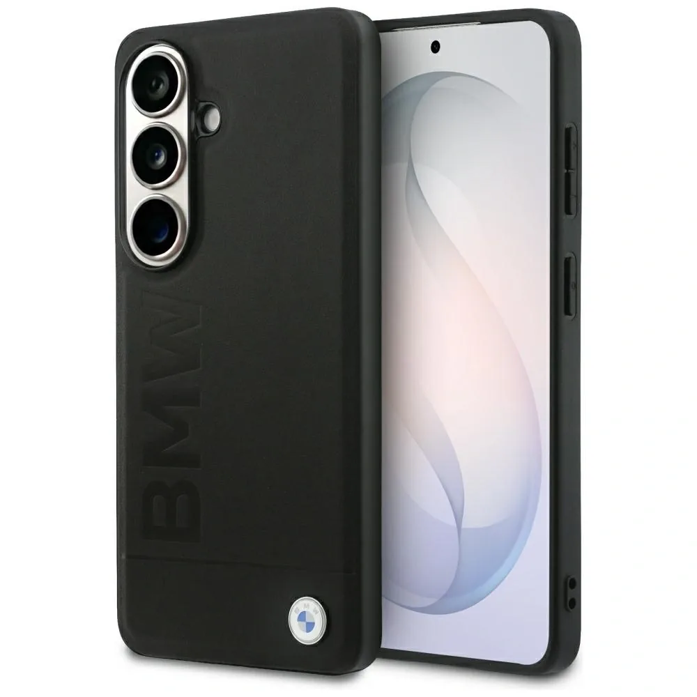 Kryt BMW Leather Hot Stamp MagSafe Samsung Galaxy S26 Plus black