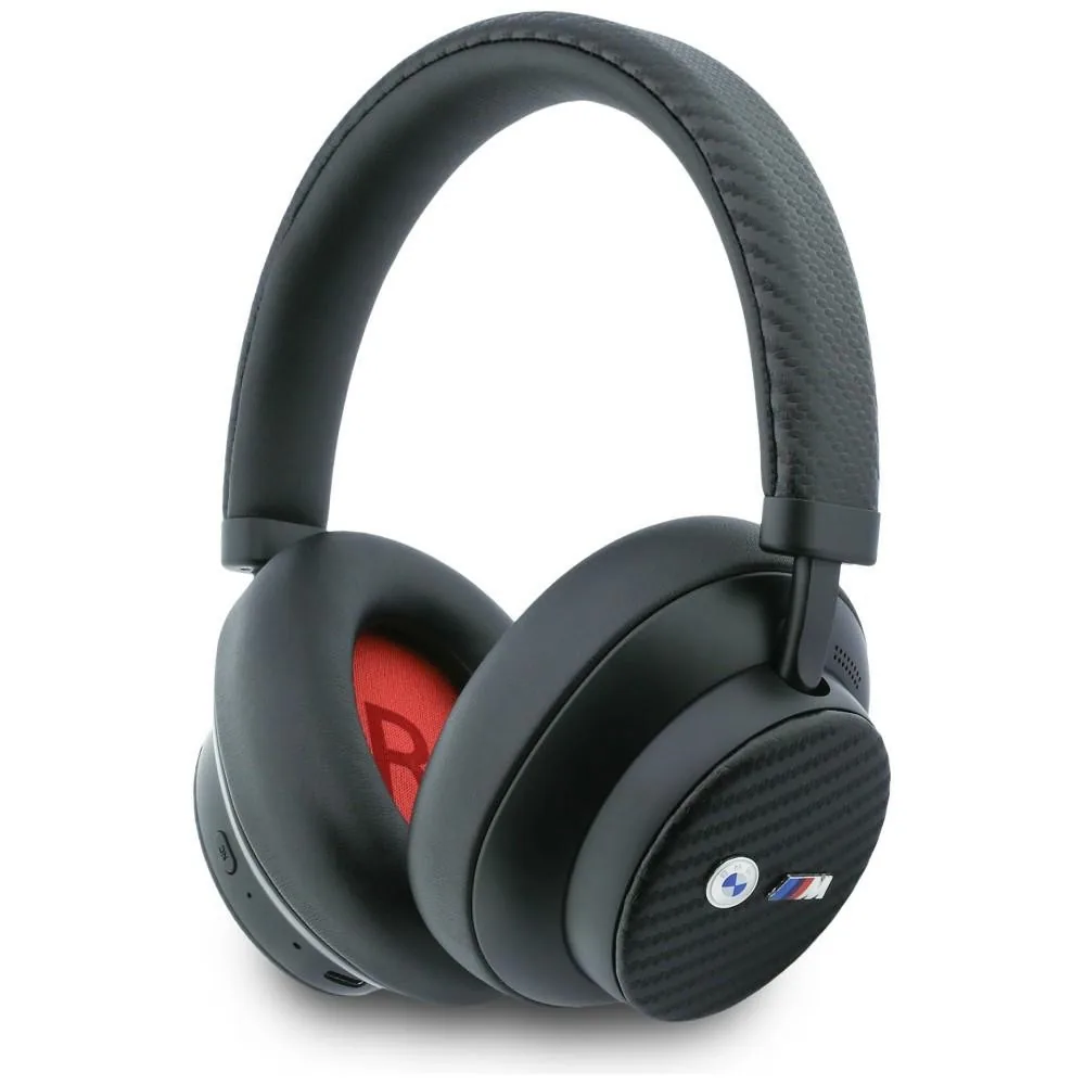 Kryt BMW M Carbon Metal Logo Wireless over-ear Bluetooth ENC headphones black