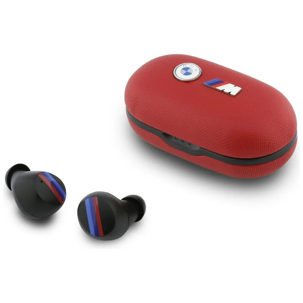 Sluchátka BMW M Metal Logo TWS Wireless in-ear Bluetooth ENC  red
