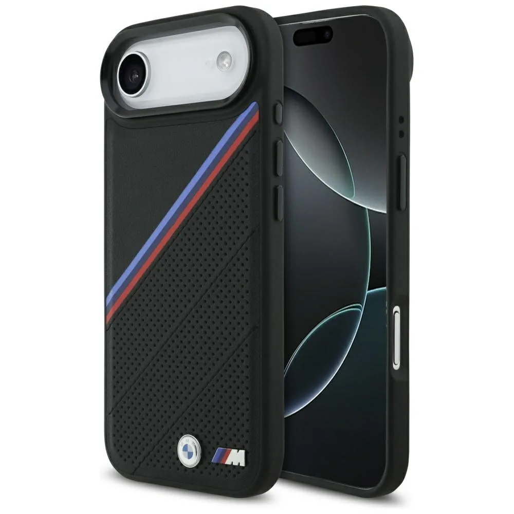 Kryt BMW M Tricolor Metal Logo MagSafe Apple iPhone Air black