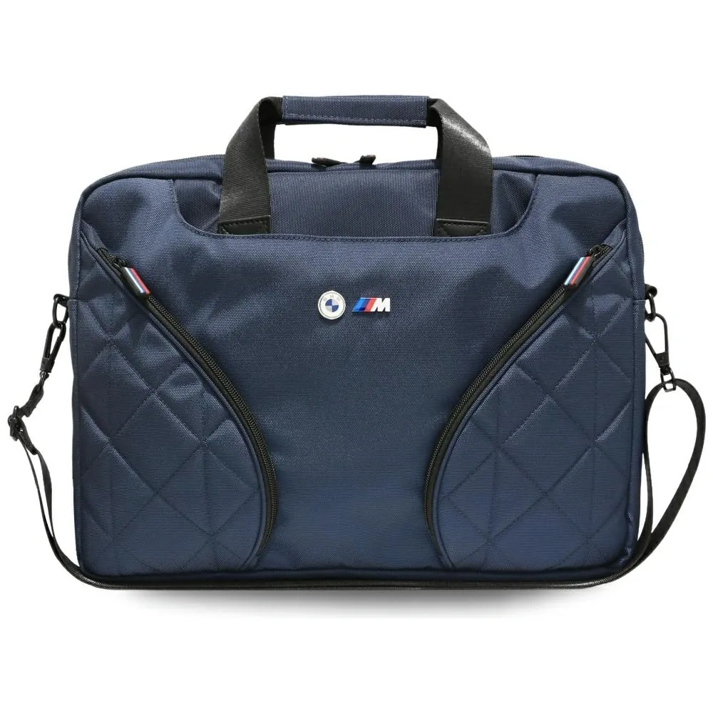 Kryt BMW Nylom Pockets&Metal Logo Bag 16" navy blue