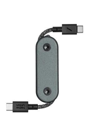 Cable Native Union Pocket Cable USB-C / USB-C 17cm (slate green)