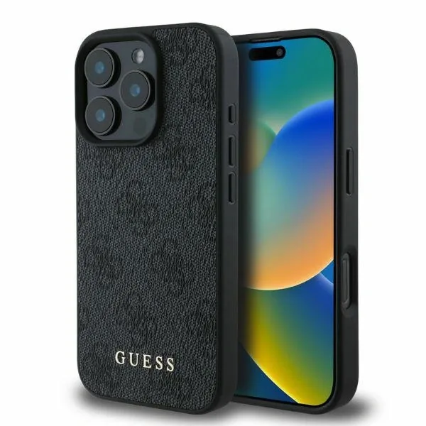 Kryt Guess GUHCP16LG4GFGR Apple iPhone 16 Pro hardcase 4G Classic black