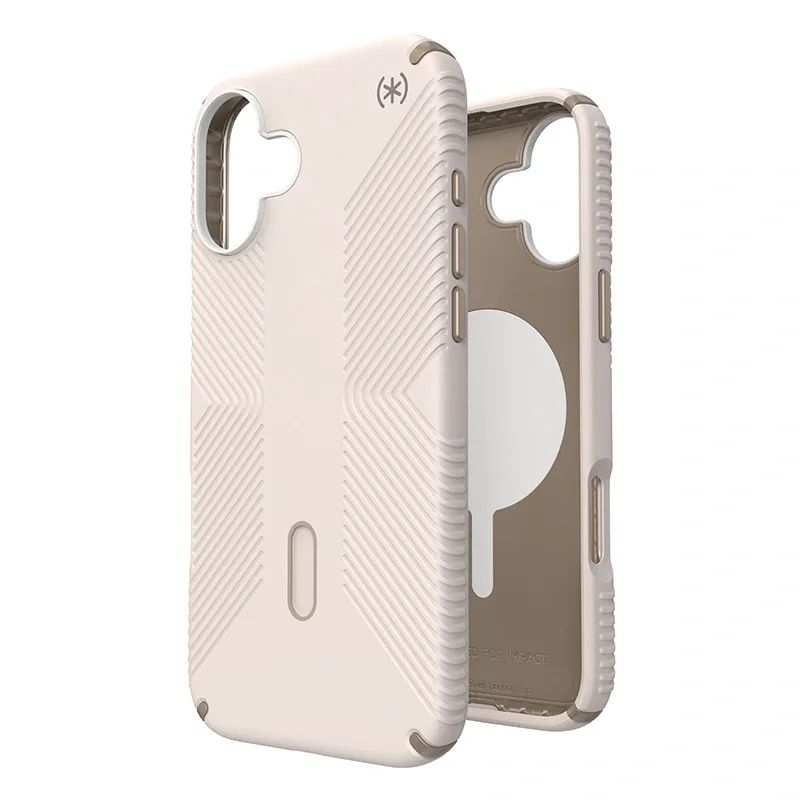 Kryt Speck Presidio2 Grip ClickLock & MagSafe Apple iPhone 16 Plus (Bleached Bone / Heirloom Gold / Hazel Brown)