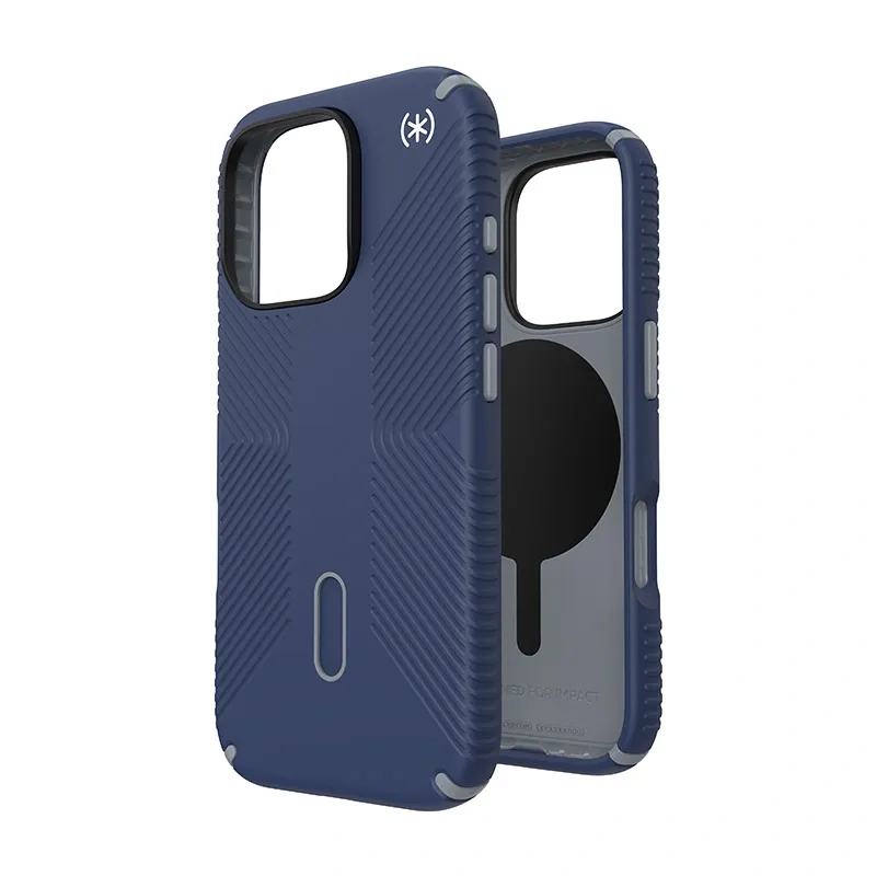 Kryt Speck Presidio2 Grip ClickLock & MagSafe Apple iPhone 16 Pro (Coastal Blue / Dust Grey / White)