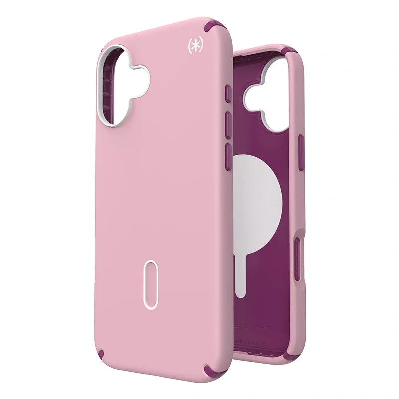 Kryt Speck Presidio2 Pro ClickLock & MagSafe Apple iPhone 16 Plus (Wednesday Pink / Boysenberry Purple / White)