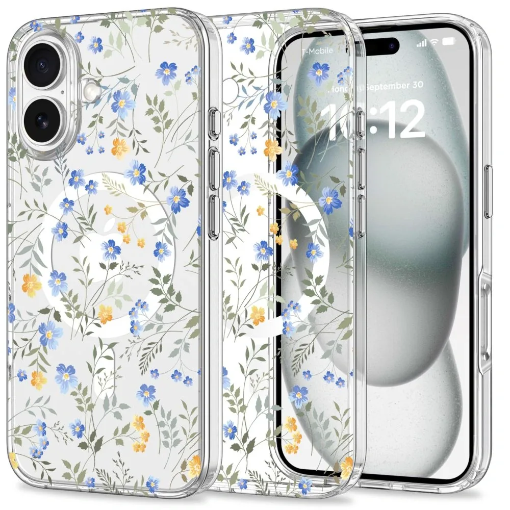 Kryt Tech-Protect Magmood MagSafe Apple iPhone 16 Spring Flowers