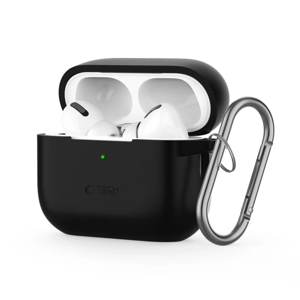 Kryt Tech-Protect Silicone Hook Apple Airpods Pro 1 / 2 Black