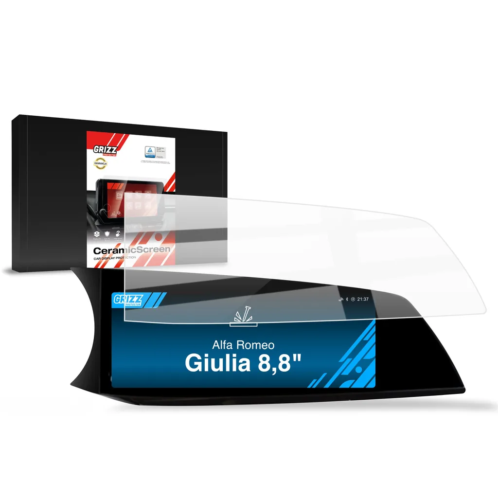 Keramická fólie do auta GrizzGlass CarDisplay Protection Alfa Romeo Giulia 8,8" (2025-2026)