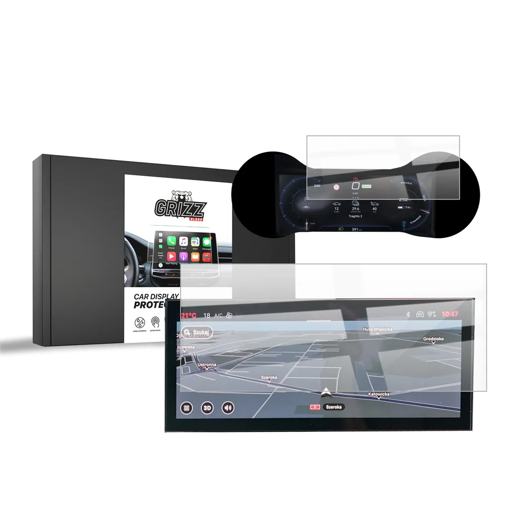 Keramická fólie do auta GrizzGlass CarDisplay Protection Alfa Romeo Junior 10,25" (2024-2026) [2in1]