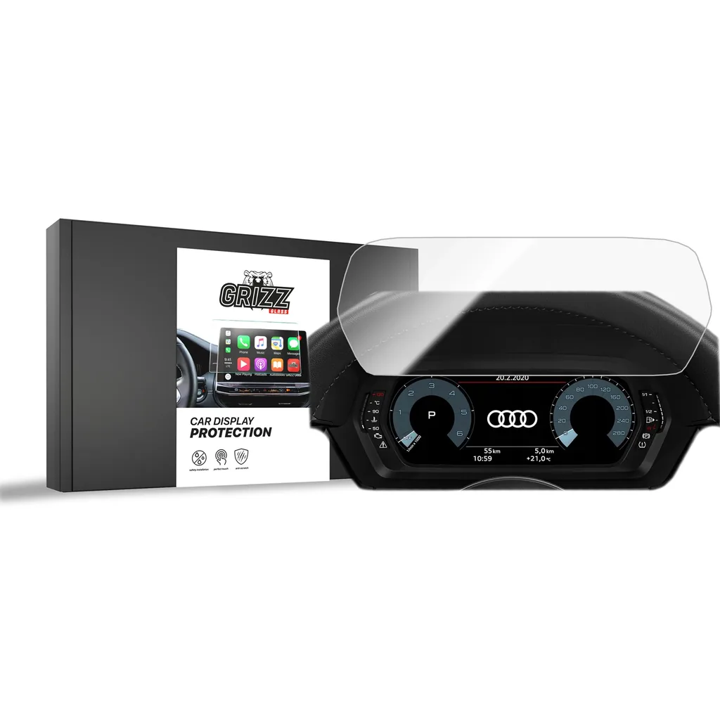 Keramická fólie do auta GrizzGlass CarDisplay Protection Audi A3 8Y Virtual Cockpit 10,25" (2020-2026)