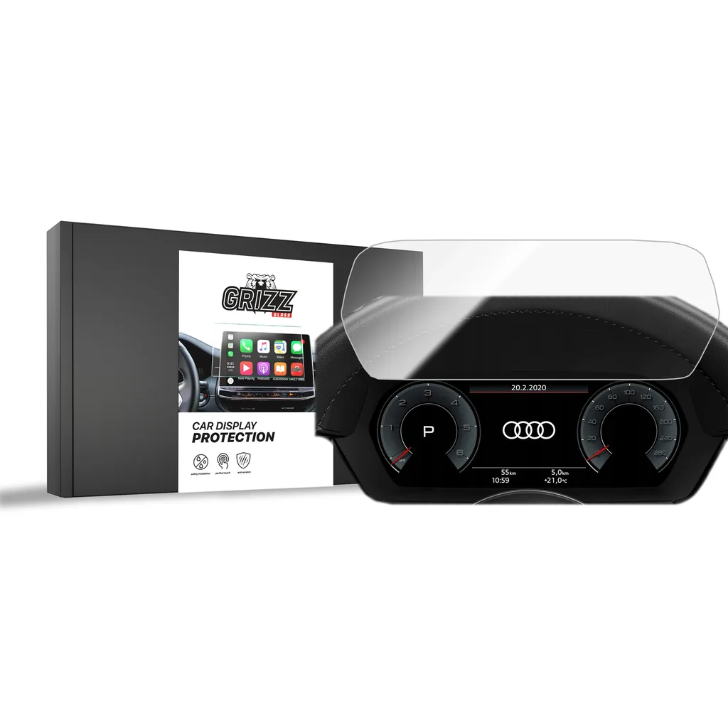 Keramická fólie do auta GrizzGlass CarDisplay Protection Audi A3 8Y Virtual Cockpit Plus 12,3" (2020-2026)