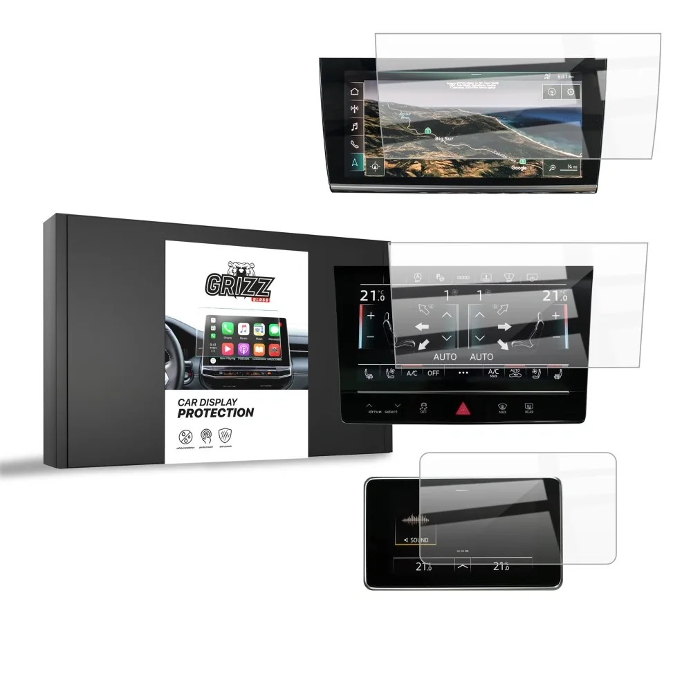 Keramická fólie do auta GrizzGlass CarDisplay Protection Audi A8 D5 (2022-2026) [3in1]