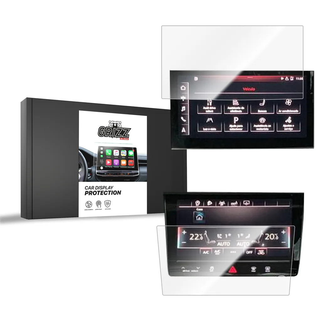 Keramická fólie do auta GrizzGlass CarDisplay Protection Audi Q7 (2019-2026) [2in1]