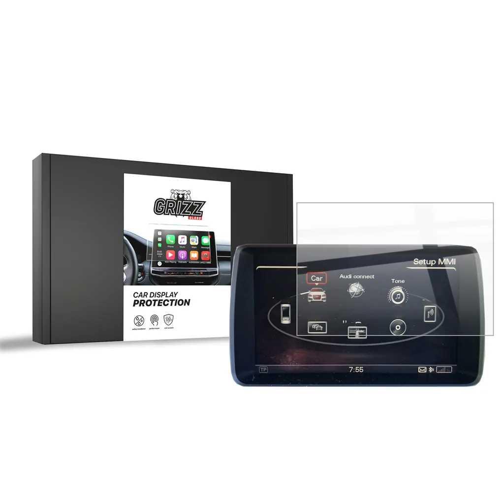 Keramická fólie do auta GrizzGlass CarDisplay Protection Audi Q7 4L MMI 2 HIGH 7" (2009-2012)