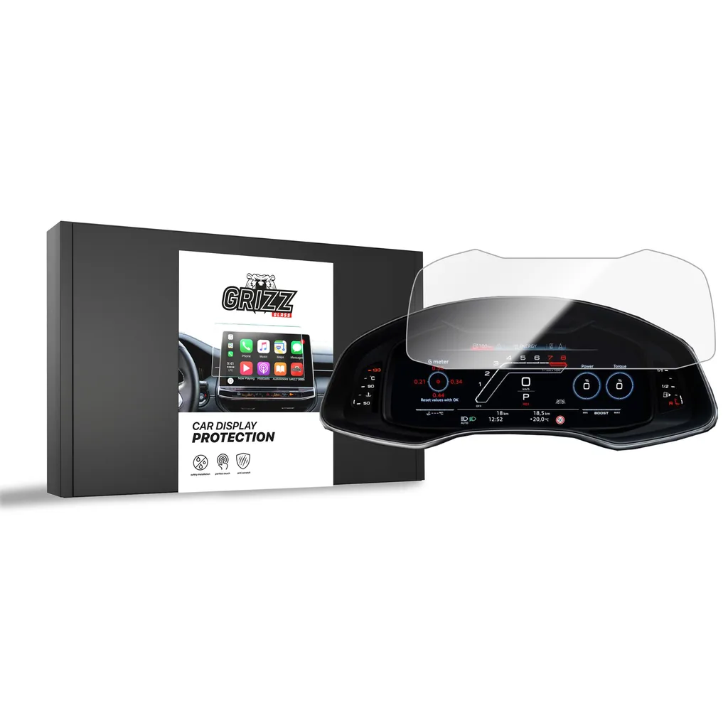 Keramická fólie do auta GrizzGlass CarDisplay Protection Audi Q7 Virtual Cockpit 12,3" (2019-2026)