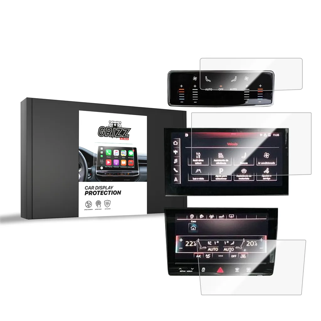 Keramická fólie do auta GrizzGlass CarDisplay Protection Audi Q8 (2018-2026) [3in1]