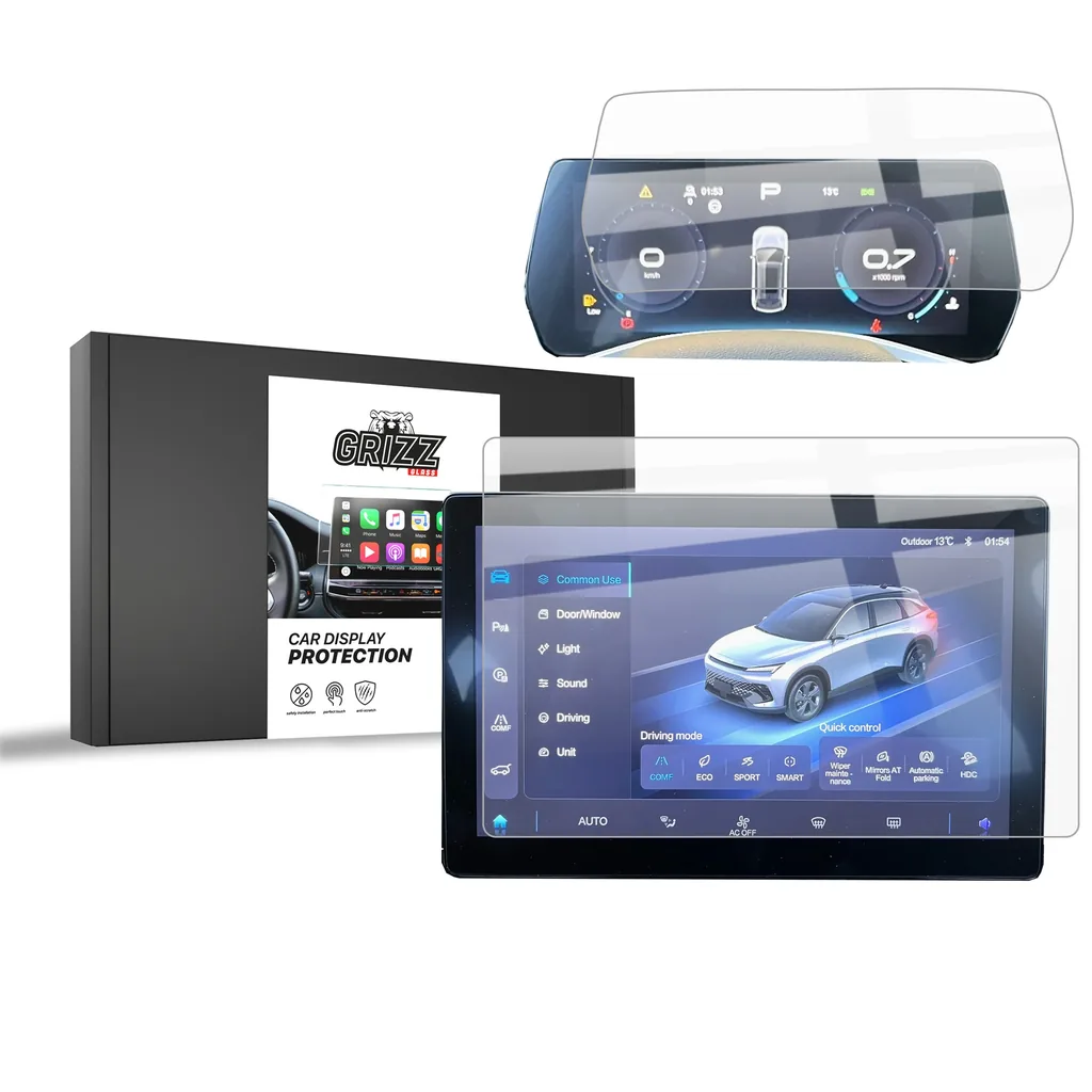 Keramická fólie do auta GrizzGlass CarDisplay Protection BAIC BEIJING 5 (2023-2026) Grizz [2in1]