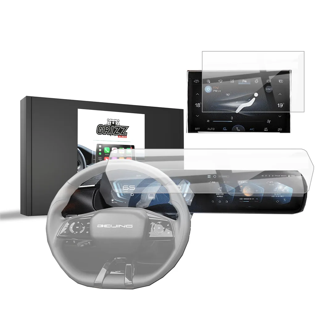 Keramická fólie do auta GrizzGlass CarDisplay Protection BAIC BEIJING 7 (2024-2026) Grizz [2in1]