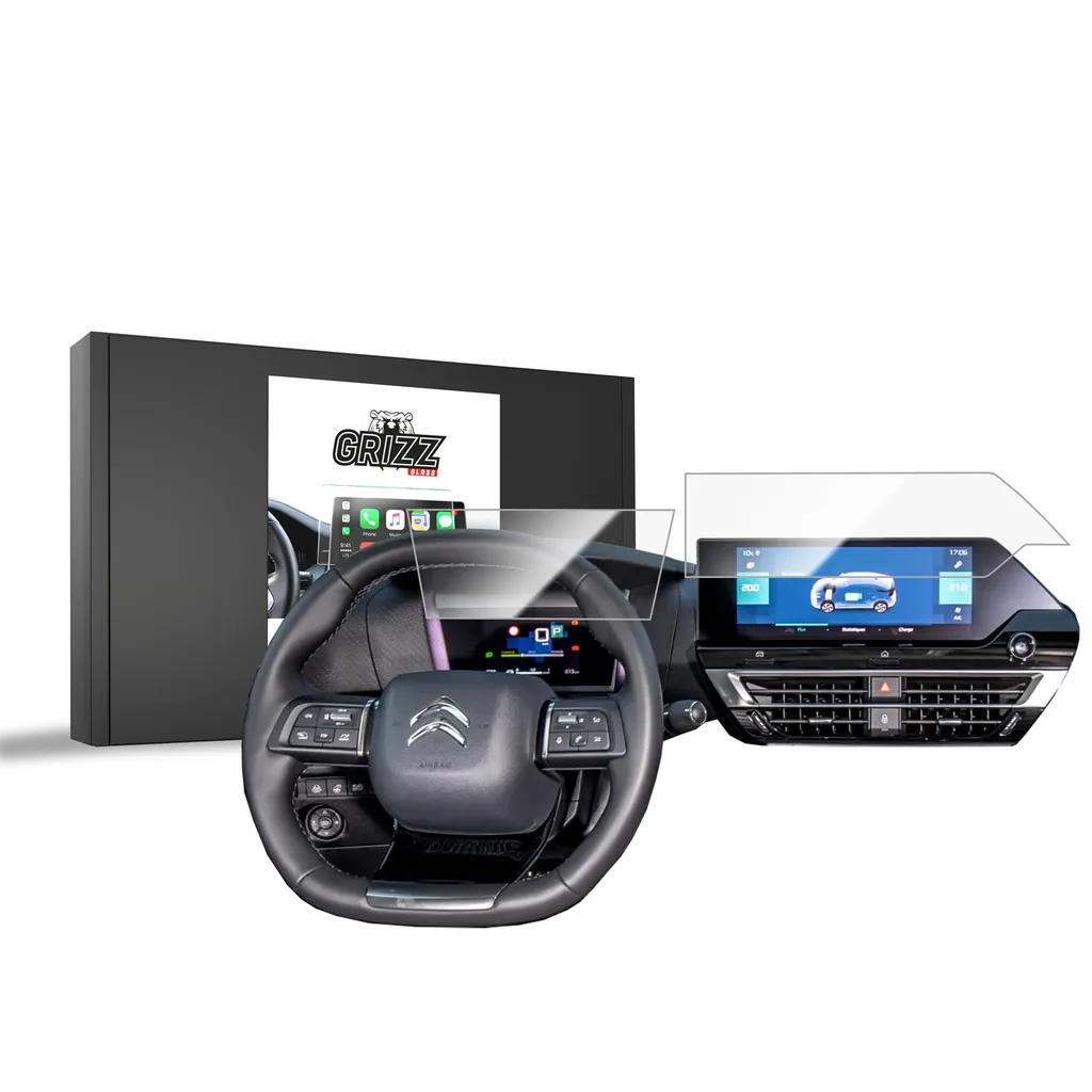 Keramická fólie do auta GrizzGlass CarDisplay Protection Citroen C4 3 10" (2021-2025) [2in1]