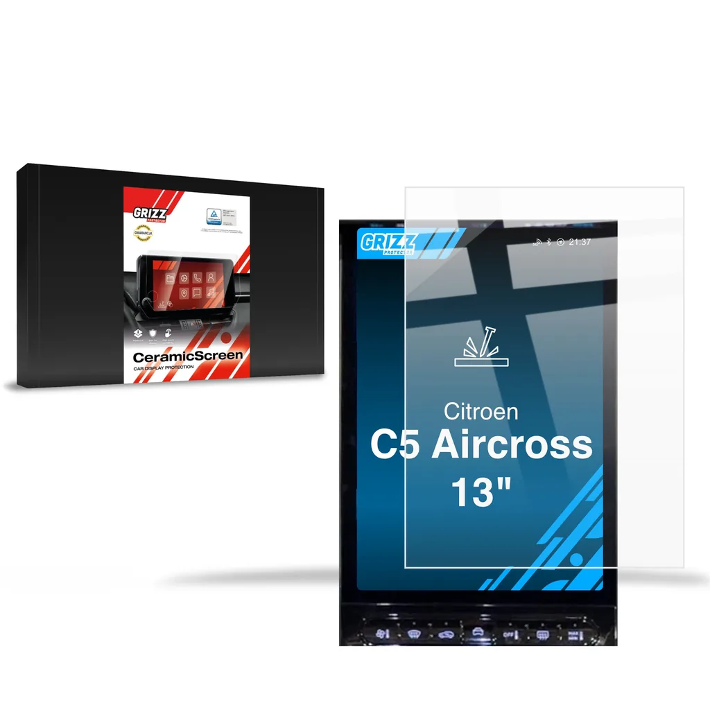 Keramická fólie do auta GrizzGlass CarDisplay Protection Citroen C5 Aircross 13" (2026)