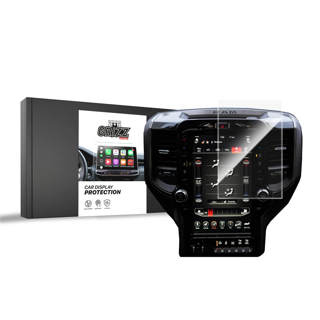 Keramická fólie do auta GrizzGlass CarDisplay Protection Dodge Ram 1500 DT 12,3" (2019-2025)