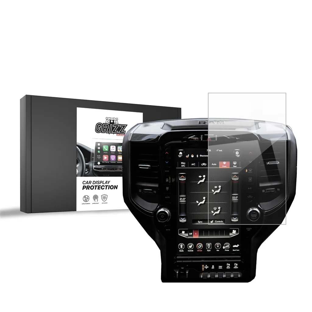 Keramická fólie do auta GrizzGlass CarDisplay Protection Dodge Ram 3500 12,3"(2019-2026)