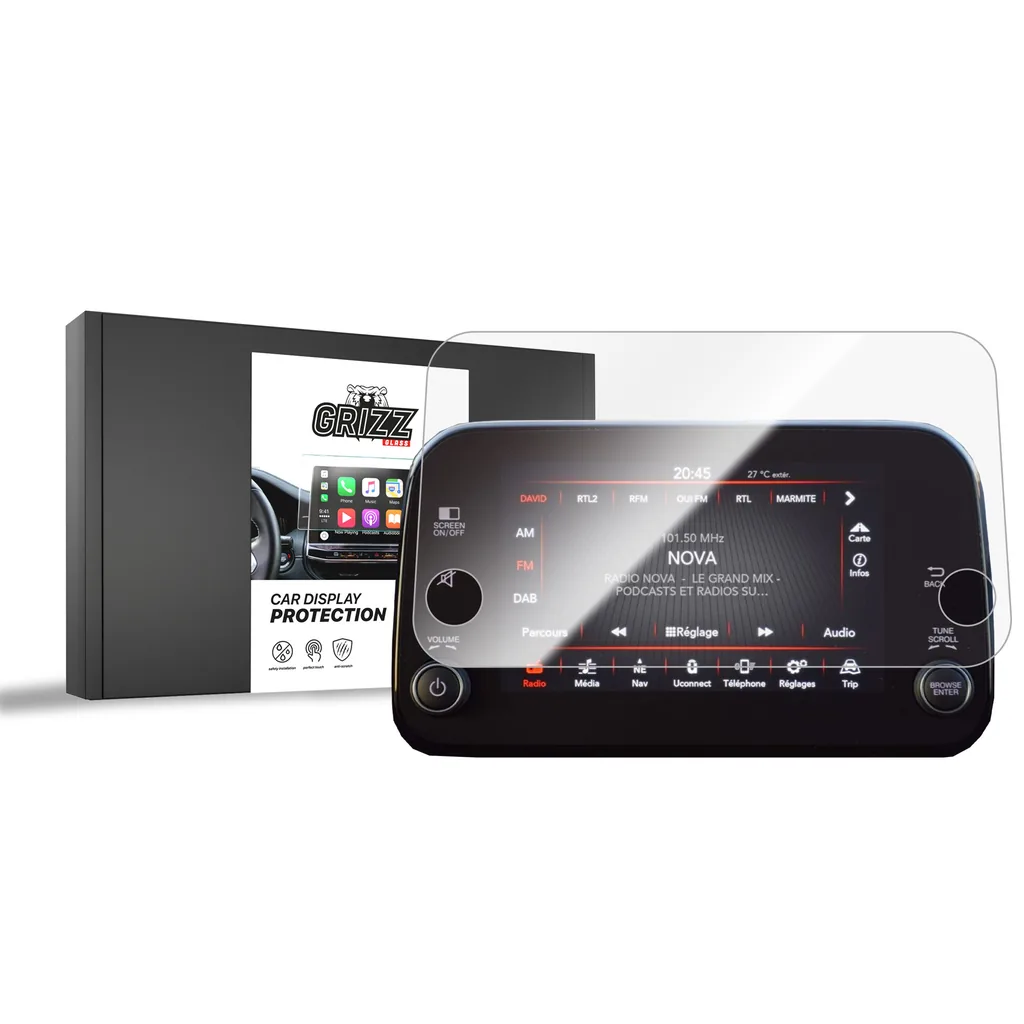 Keramická fólie do auta GrizzGlass CarDisplay Protection Fiat Tipo 7" (2020-2026)