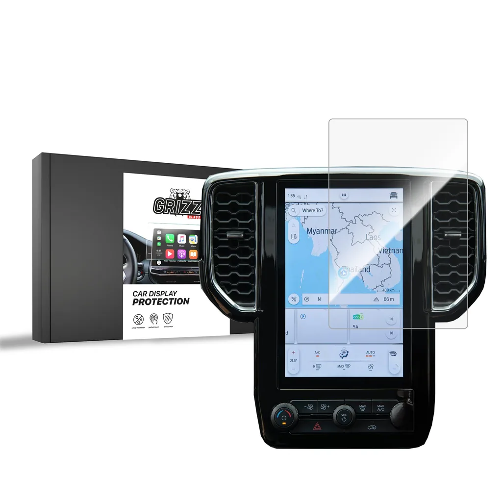 Keramická fólie do auta GrizzGlass CarDisplay Protection Ford Ranger 6 10,1" (2022-2026)