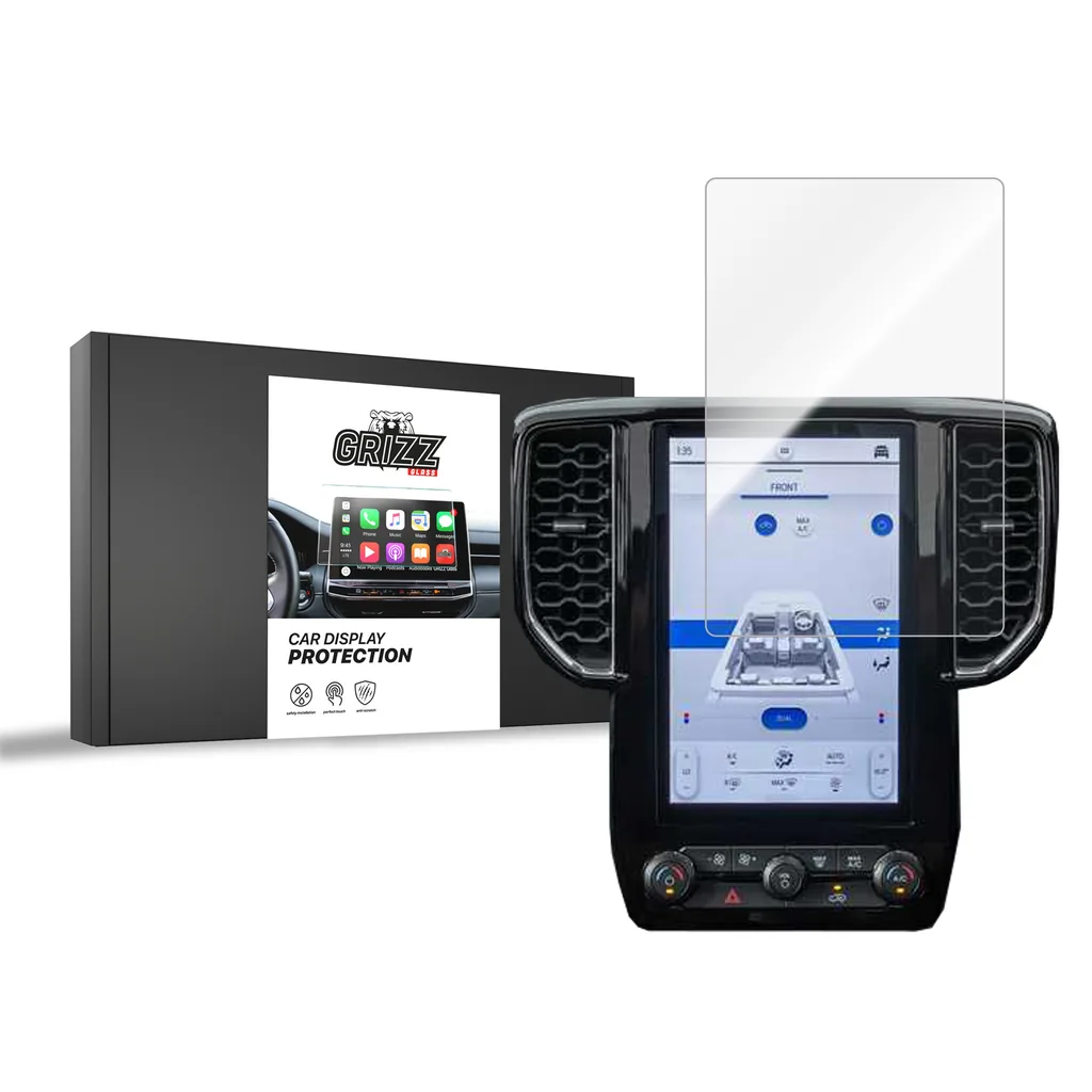 Keramická fólie do auta GrizzGlass CarDisplay Protection Ford Ranger 6 12,3" (2021-2025)