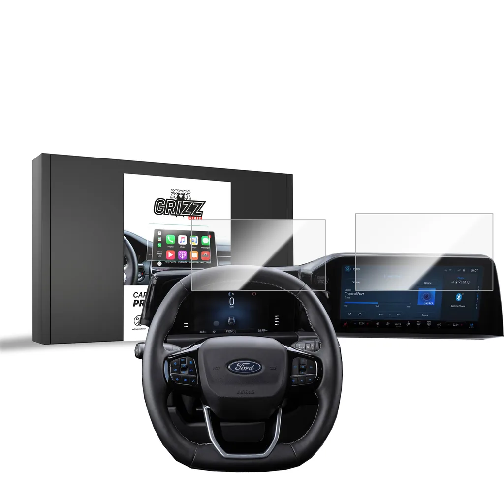 Keramická fólie do auta GrizzGlass CarDisplay Protection Ford Transit Custom 2 13" (2024-2026) [2in1]