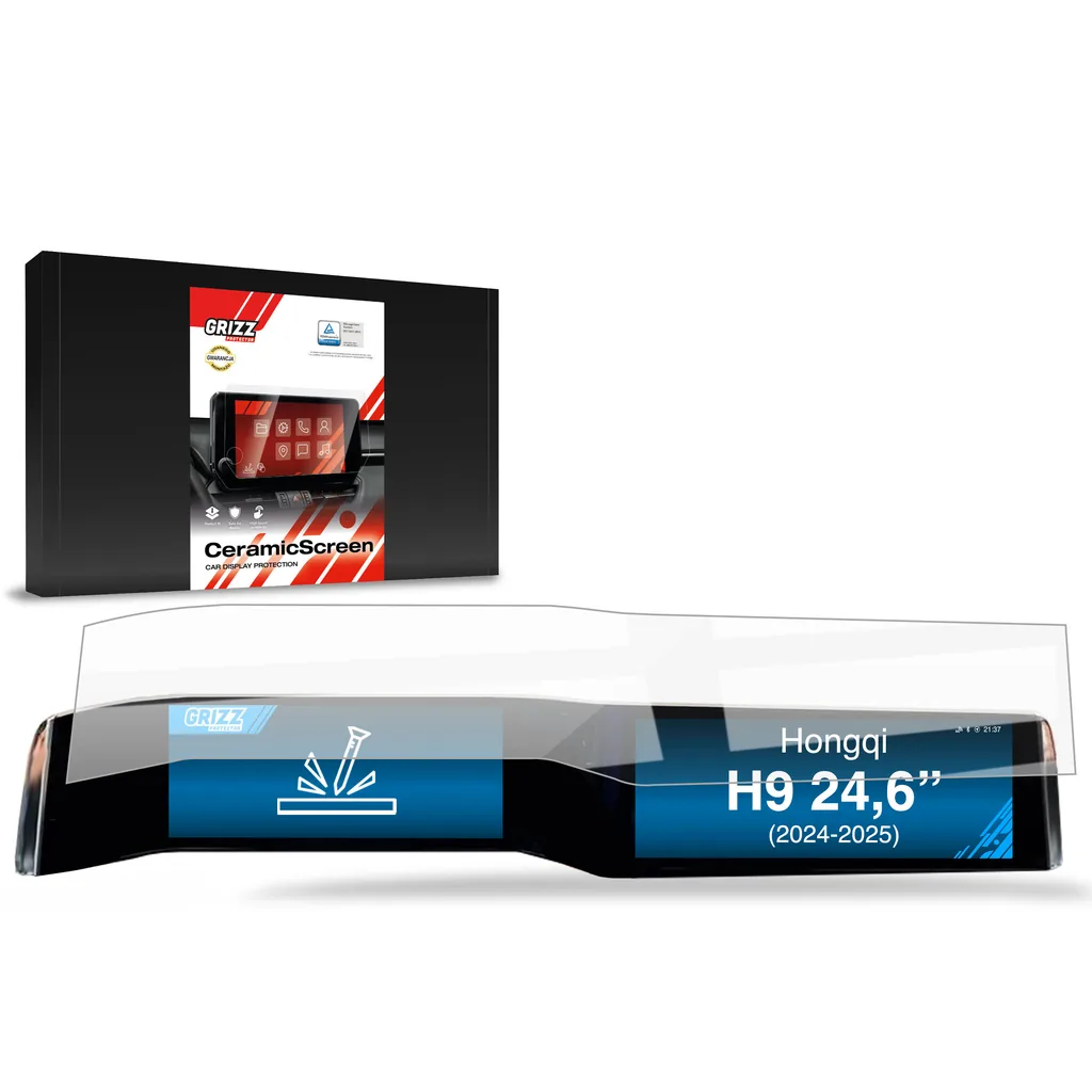Keramická fólie do auta GrizzGlass CarDisplay Protection Hongqi H9 24,6" (2024-2026)
