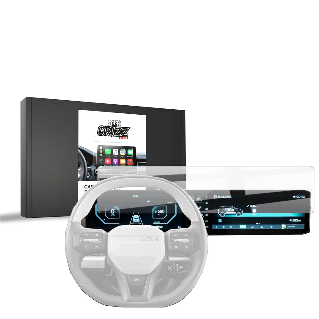 Keramická fólie do auta GrizzGlass CarDisplay Protection Kia EV3 Earth 24" (2025-2026)