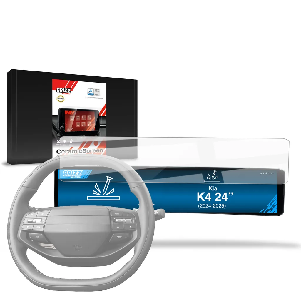 Keramická fólie do auta GrizzGlass CarDisplay Protection Kia EV3 GT Line 24" (2025)