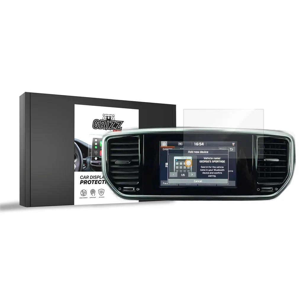 Keramická fólie do auta GrizzGlass CarDisplay Protection Kia Sportage 4 7" 2018-2021