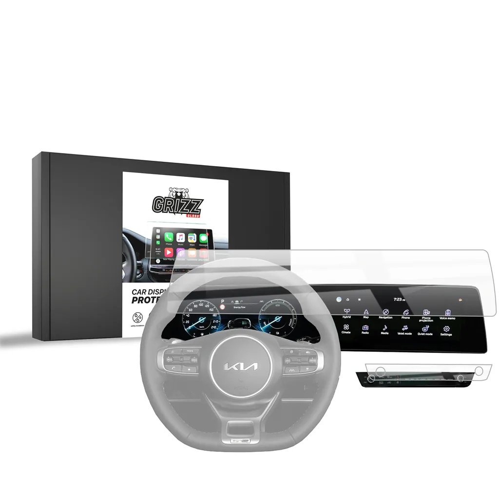 Keramická fólie do auta GrizzGlass CarDisplay Protection Kia Sportage 5 Business Line 2021-2024 [2in1]