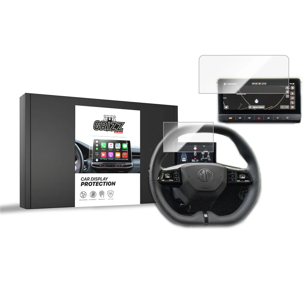Keramická fólie do auta GrizzGlass CarDisplay Protection Kia Sportage 5 GT Line 12,3" 2021-2024 [2in1]