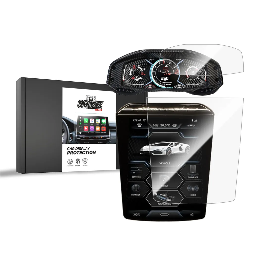 Keramická fólie do auta GrizzGlass CarDisplay Protection Lamborghini Revuelto (2024-2026) [2in1]